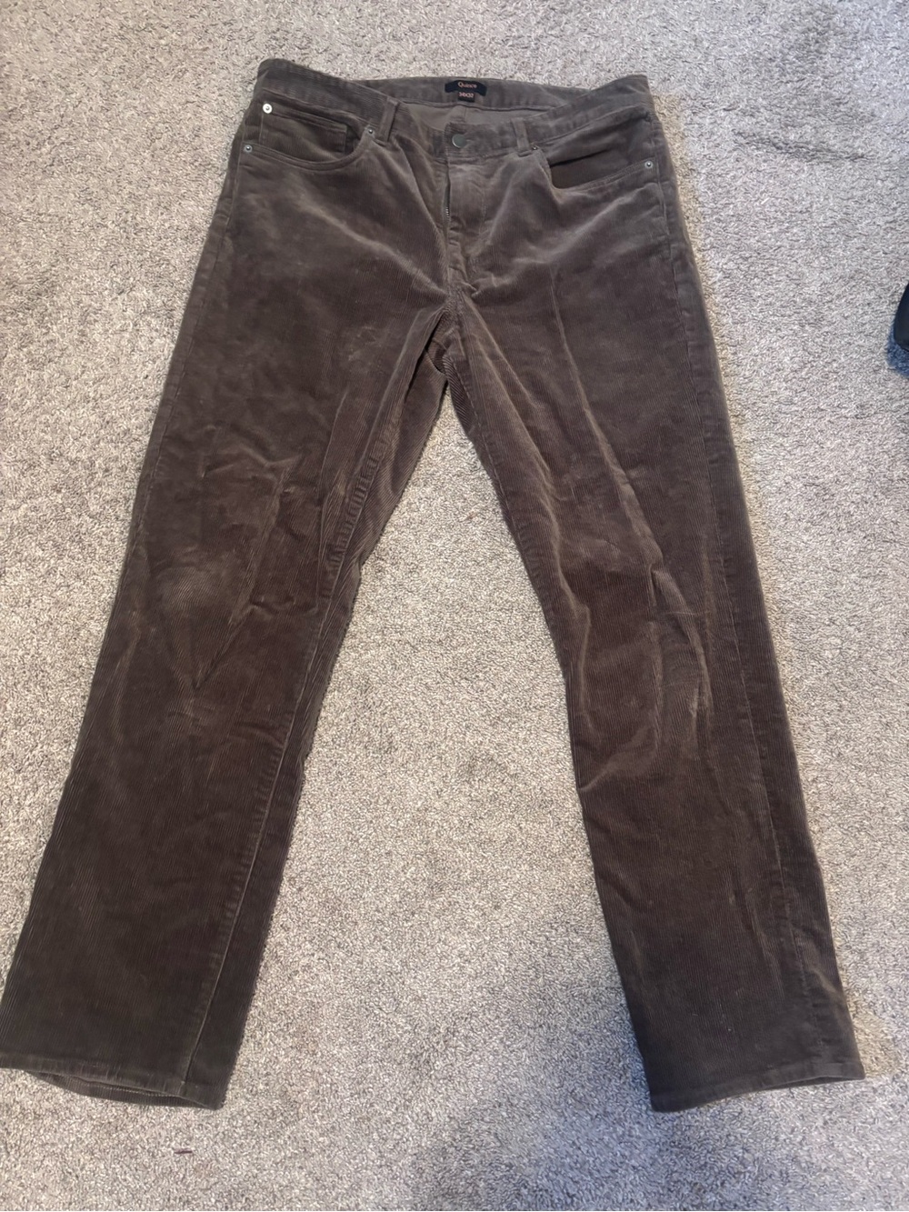 Quince Men's Corduroy Pants in Brown - Classic Casual Fit